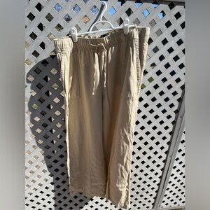 GAP linen drawstring pants
